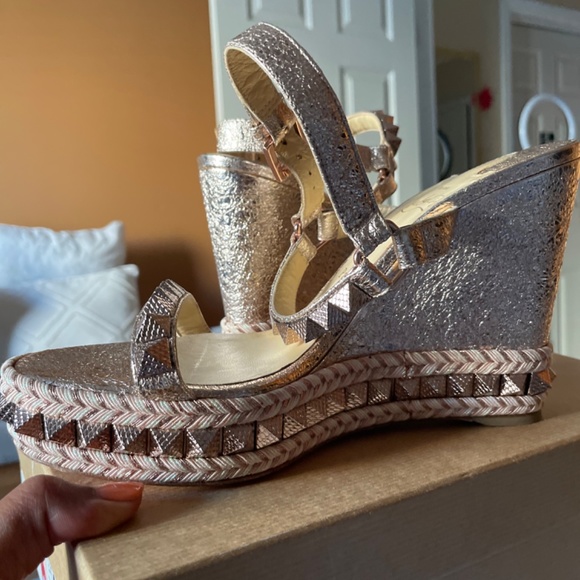 Pyraclou Espadrille Wedge Sandal CHRISTIAN LOUBOUTIN - Picture 6 of 9